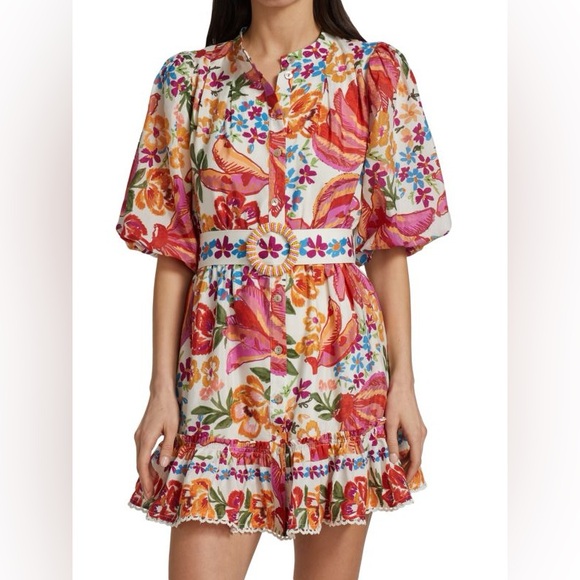 FARM Rio | Dresses | Farm Rio Spring Banana Belted Minidress | Poshmark